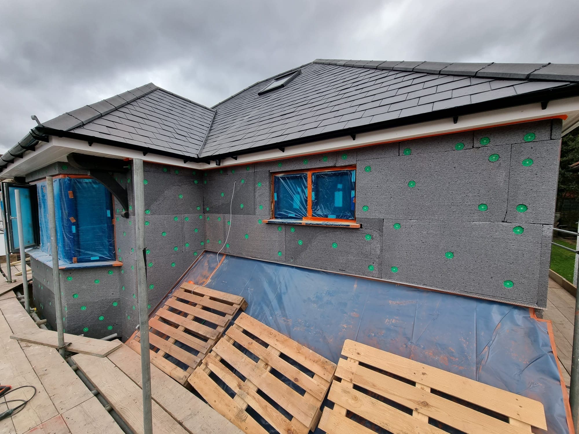 Exterior Property Transformation before work