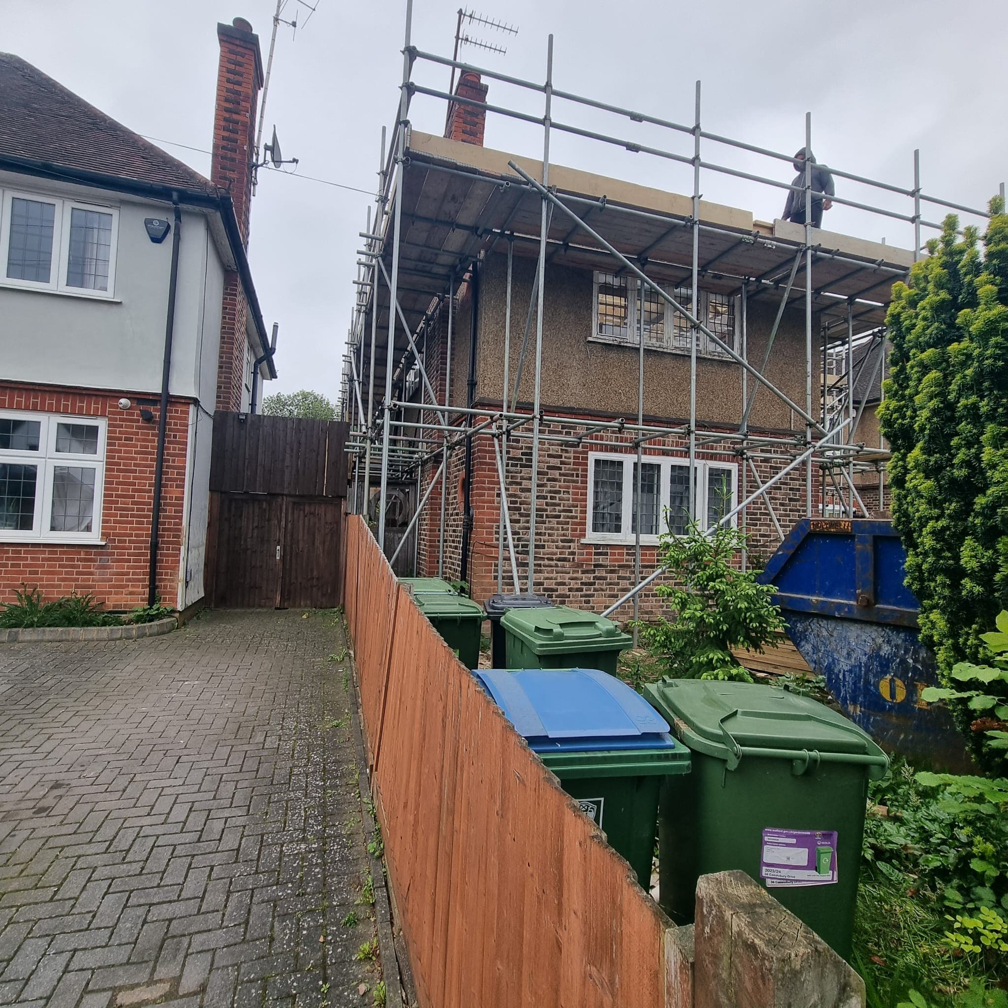 Silicone Rendering project in North London